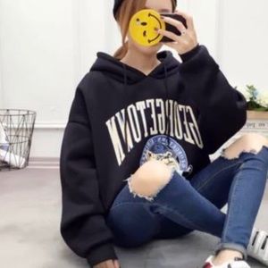 Black University Hoodie